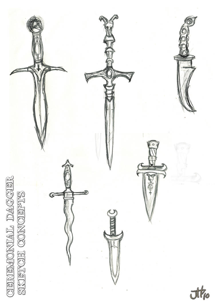 Ceremonial dagger concepts by JoeHoldsworth on DeviantArt