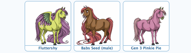 My little Ponys on Ovipets :D