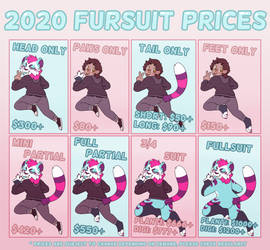 2020 Fursuit Prices (Quotes Open)