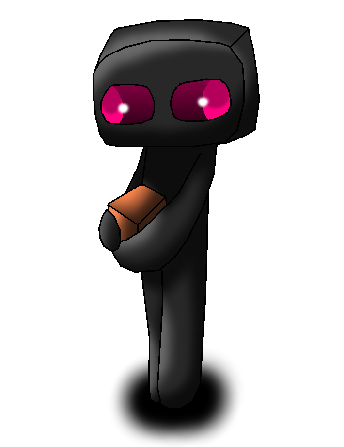 Enderkid and his Block of Chocolate