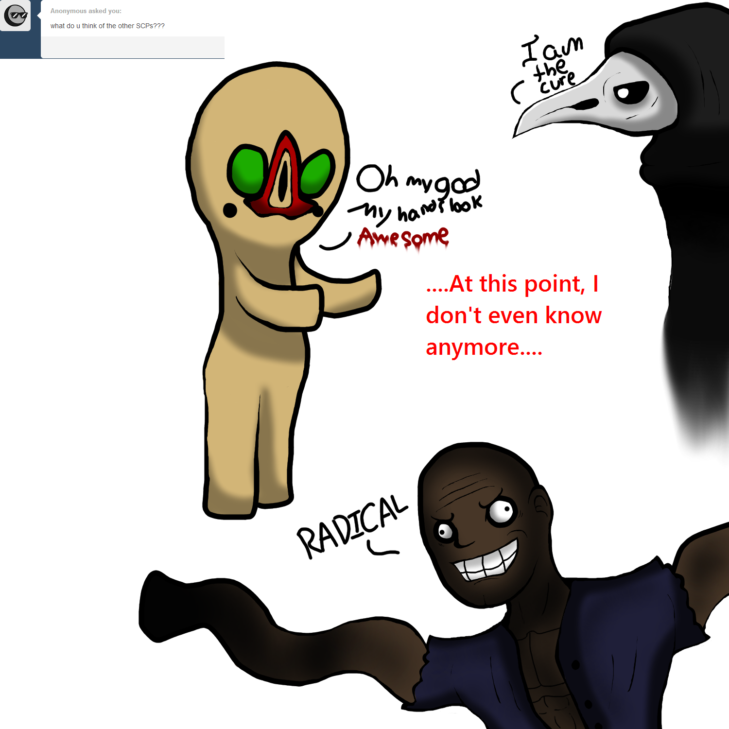 What you SHOULDN'T do to SCP-049 by AgentKulu on DeviantArt