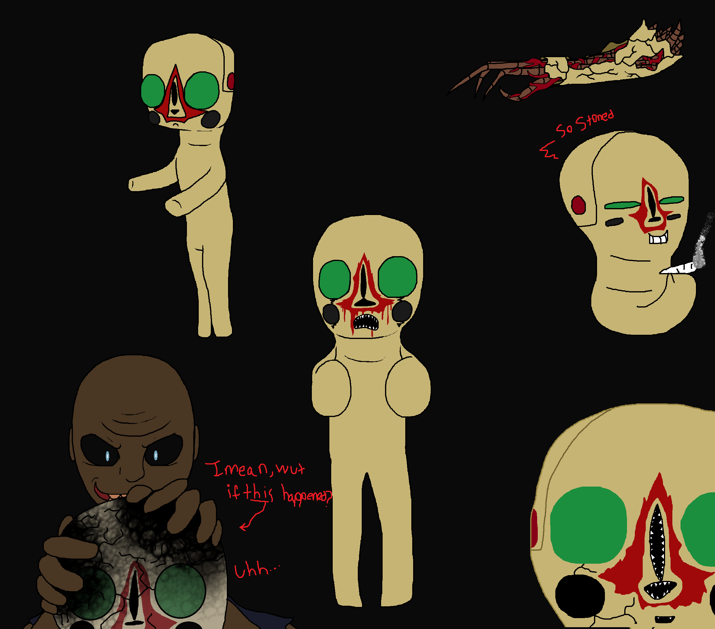 SCP 173 Doodles Of Crappyness By AgentKulu On DeviantArt.