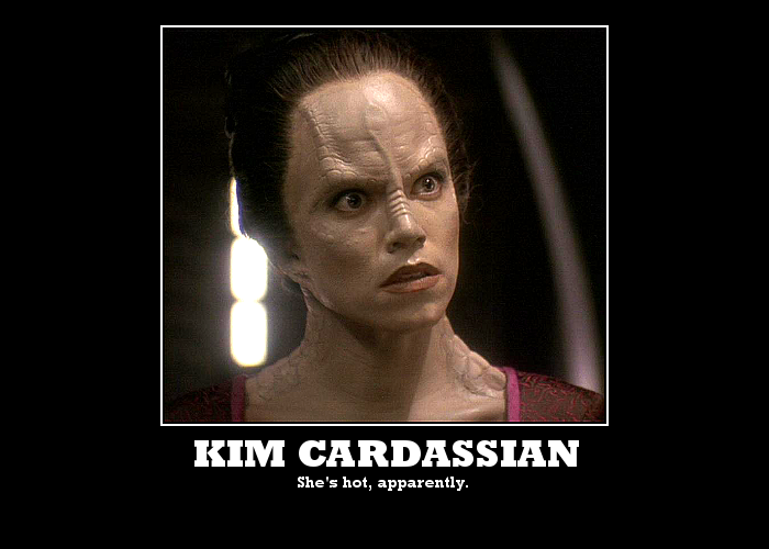 Kim Cardassian by ValentineDD on DeviantArt