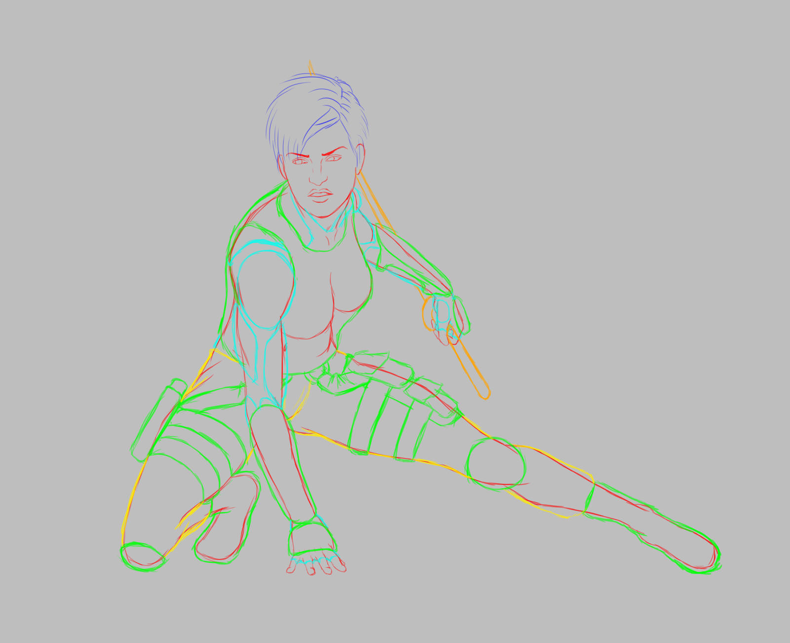 Female Super Solider (WIP)