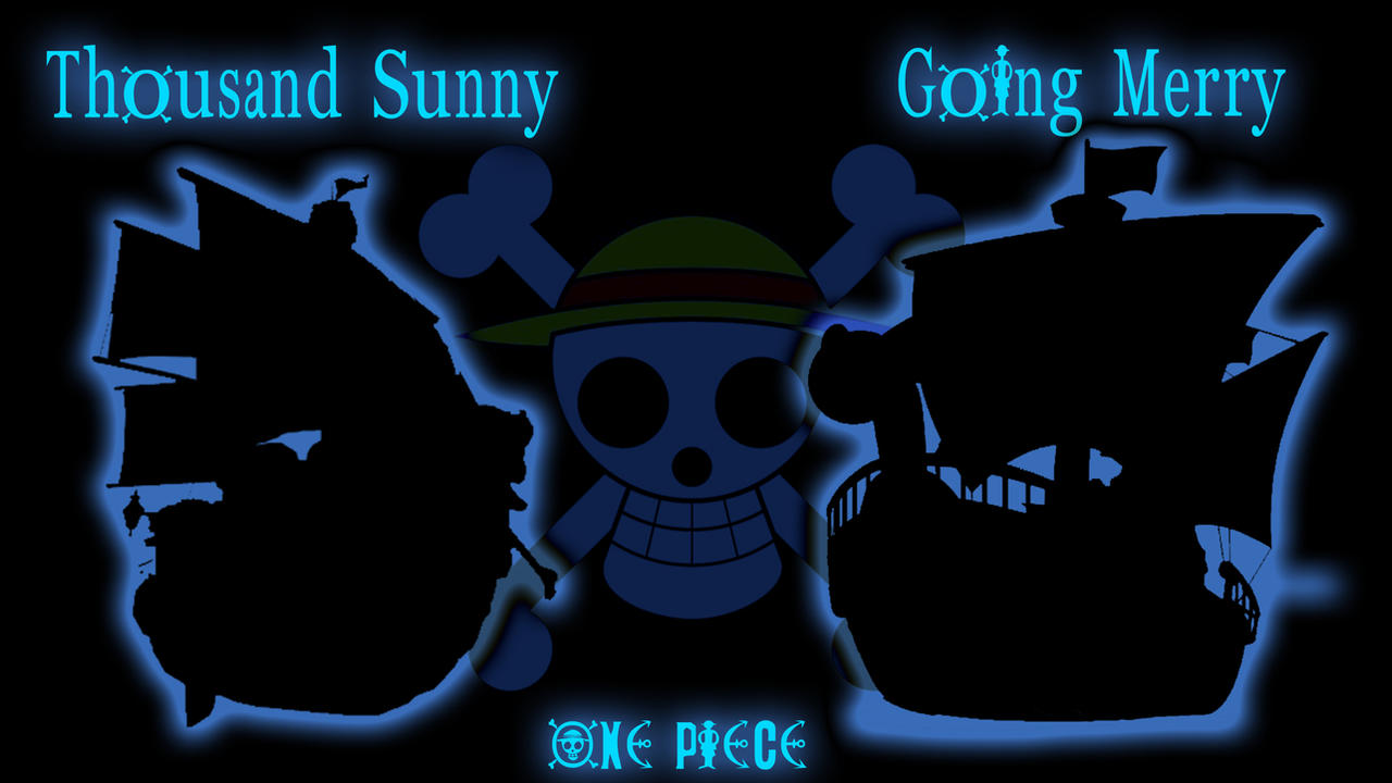 Going Merry and Thousand Sunny - One Piece
