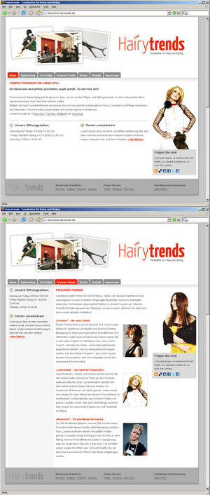Hairytrends Website