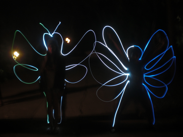 draw with the lights