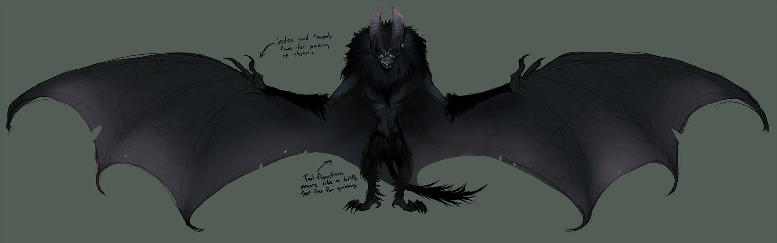 Bat demon 2 by peachiekeenie on DeviantArt