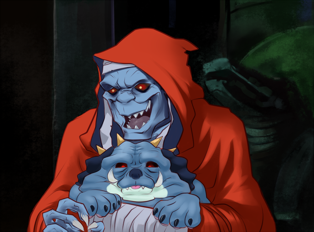 Mumm-ra and Ma-mutt screencap redraw