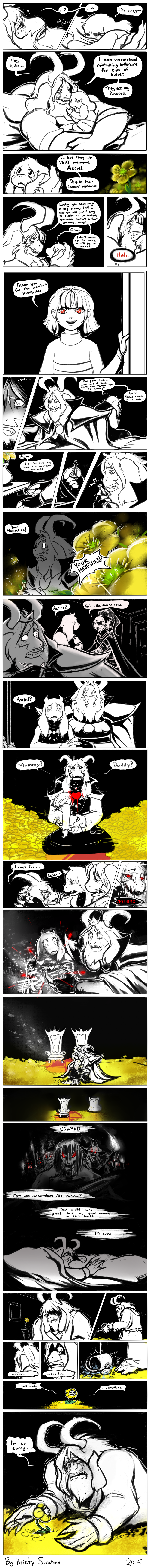 That's rough, buddy (UNDERTALE SPOILERS) by peachiekeenie