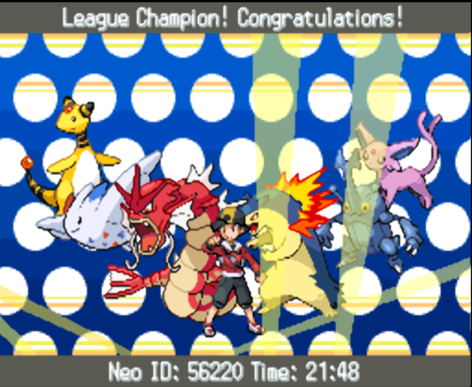 My HeartGold Hall Of Fame! : r/PokemonHallOfFame