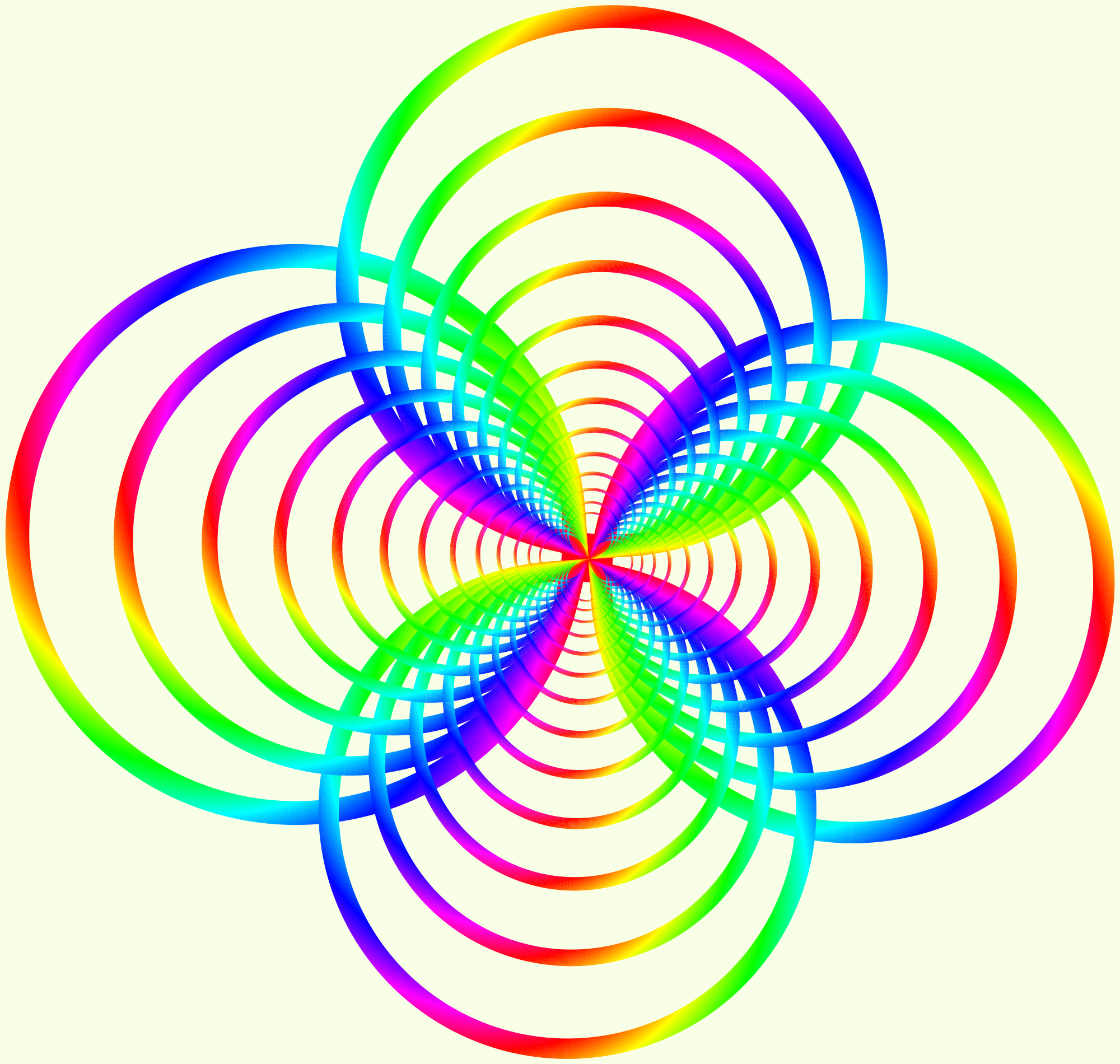 Fractal 004: Color circles