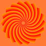 Fractal 007: Orange flower