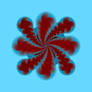 Fractal 008: Blue flower