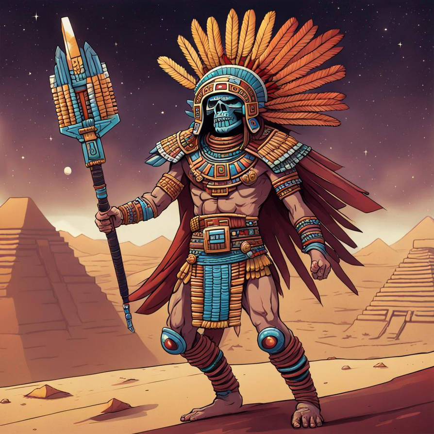 Aztecs Space Aztec space warrior by pureet1948 on DeviantArt