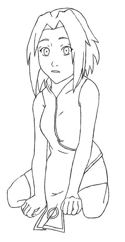 Sakura Haruno free lineart