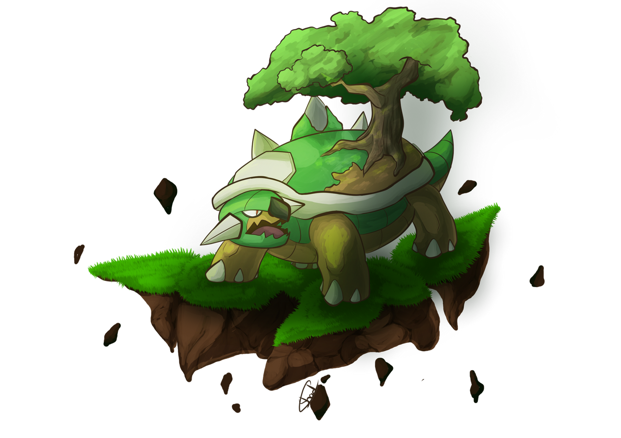 Torterra Rework Torterra Pokemon Torterra EX 012/162 Holo Pokemon Card #1CT