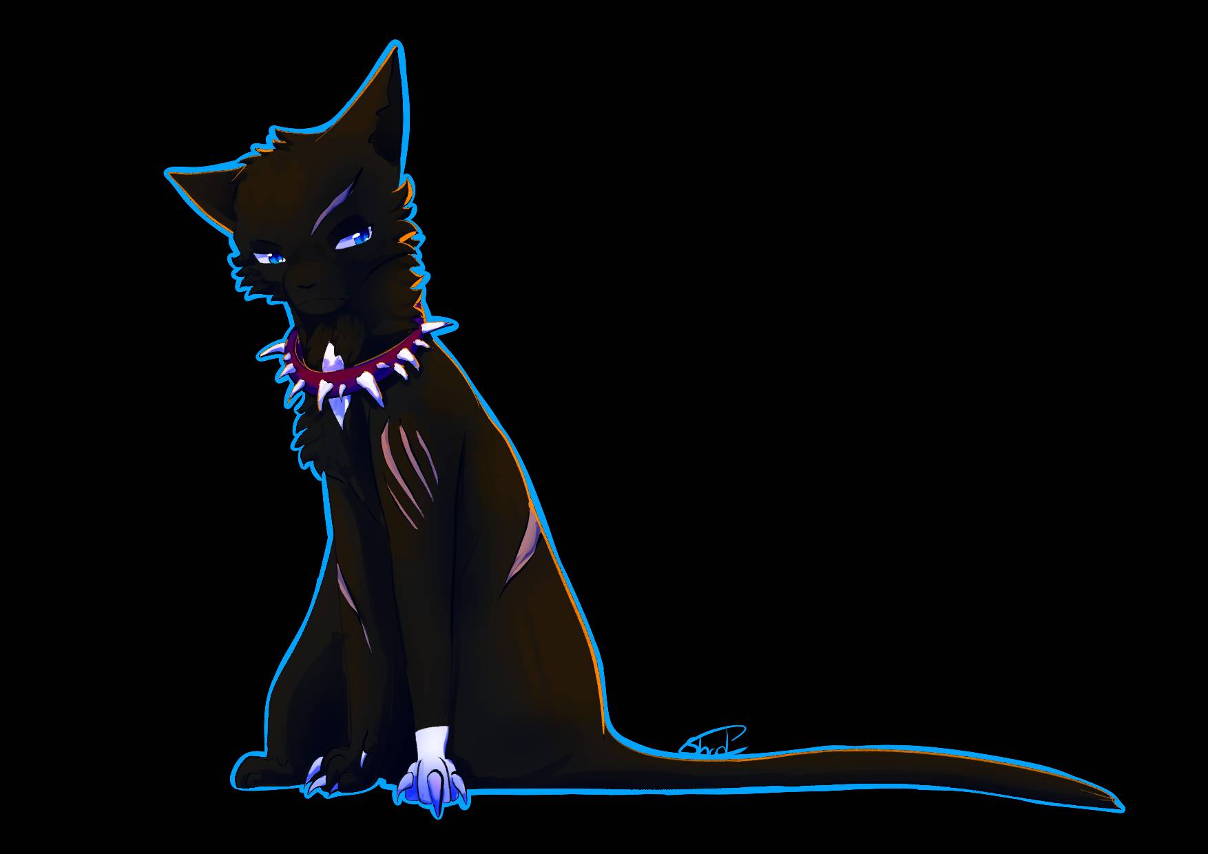 scourge - warrior cats | Art Print