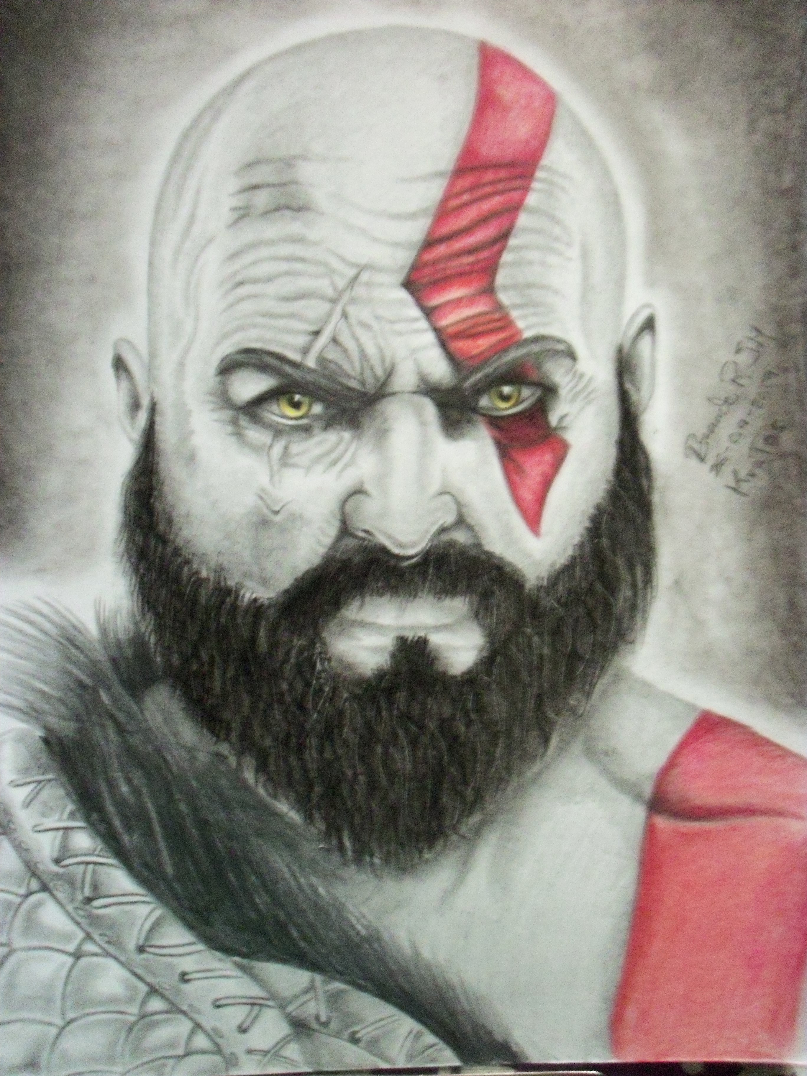 Kratos - God Of War 4 by BrandoRJM on DeviantArt