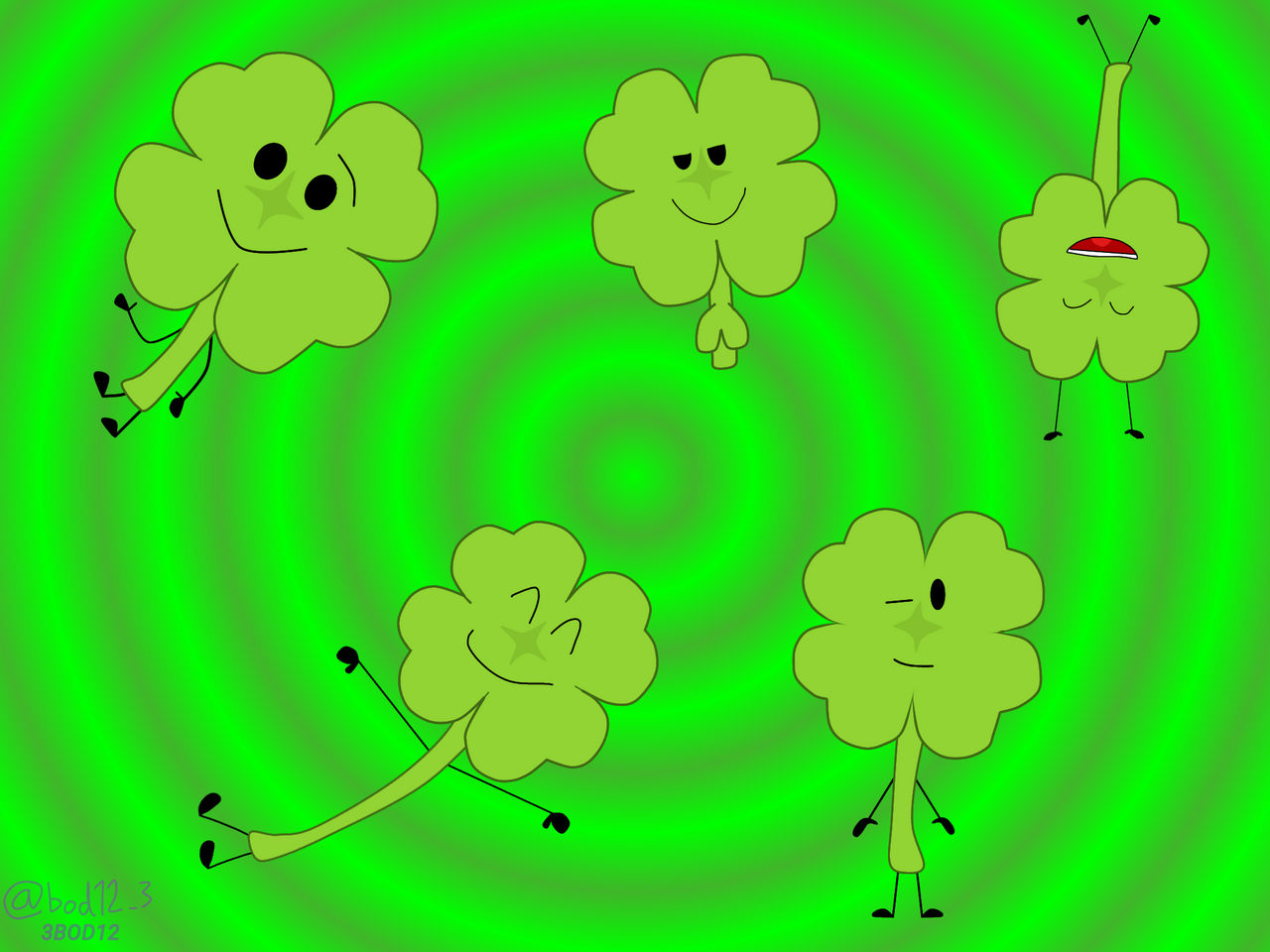 Bot Clover Inanimate Insanity Inanimate Insanity Invitational - Clover Doodle by 3BOD12 on DeviantArt