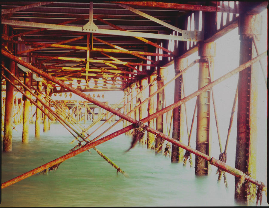 Underneath the pier