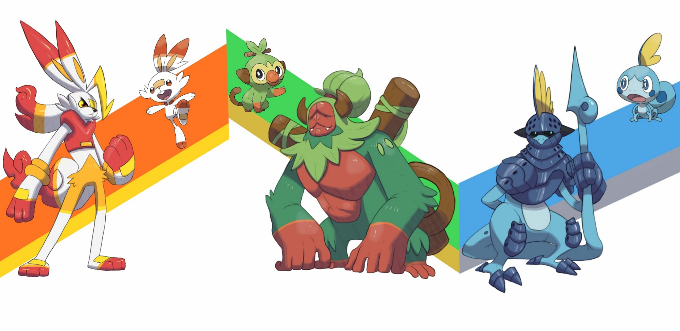 Gen 5 Starters - Predictions by LtNom on DeviantArt