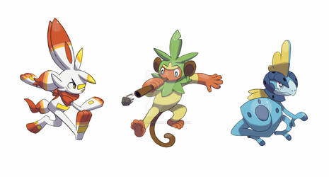 Gen 8 Starters prediction 2nd Evolution