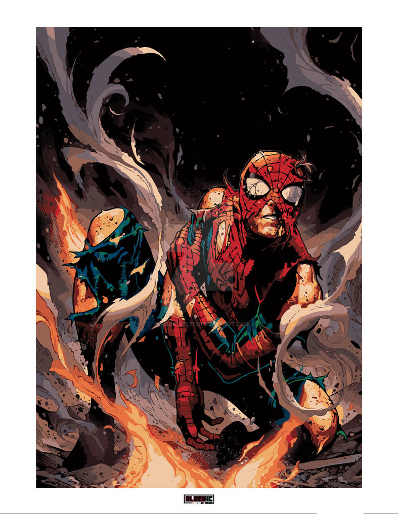 Spider-Man damaged suit by Alberic97427 on DeviantArt