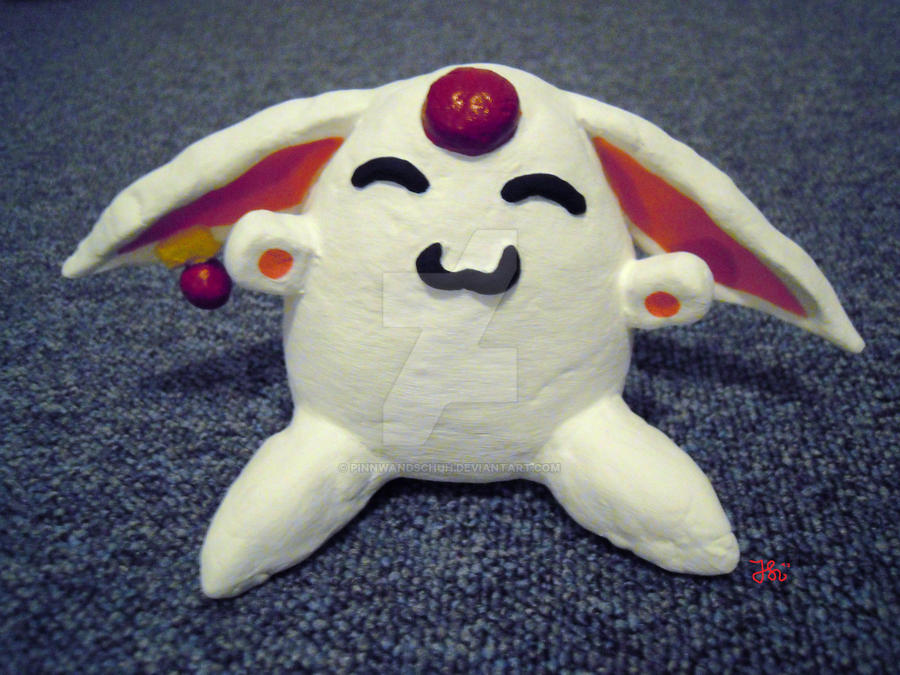 Selfmade clay Mokona  (coloured)