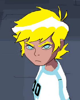 Ben Ten Omniverse Blond Hair in Frogs of war