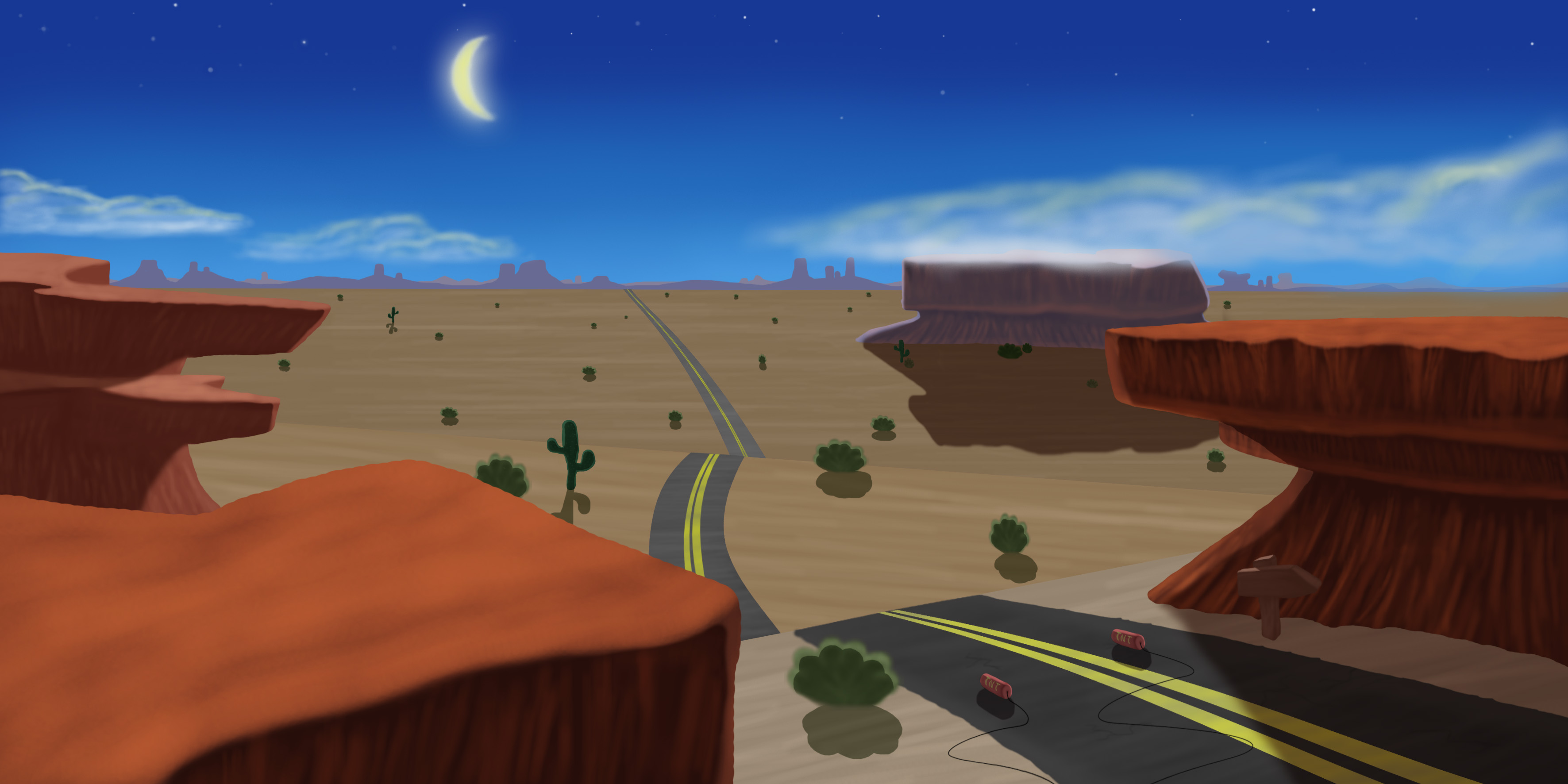 Cartoon Background - The Road Runner by PedroDeElizalde on DeviantArt Cartoon Background - The Road Runner by PedroDeElizalde on DeviantArt