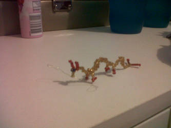 Beaded Chinese Dragon Angle 3