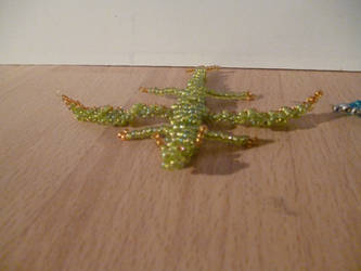 New Green Beaded Dragon