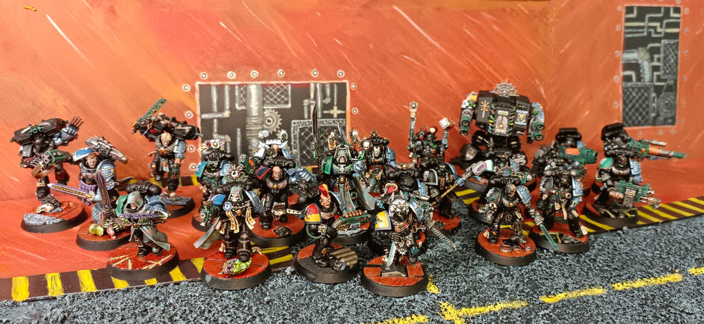 Warhammer 40k: DeathWatch space marines army by Klugdunum on DeviantArt