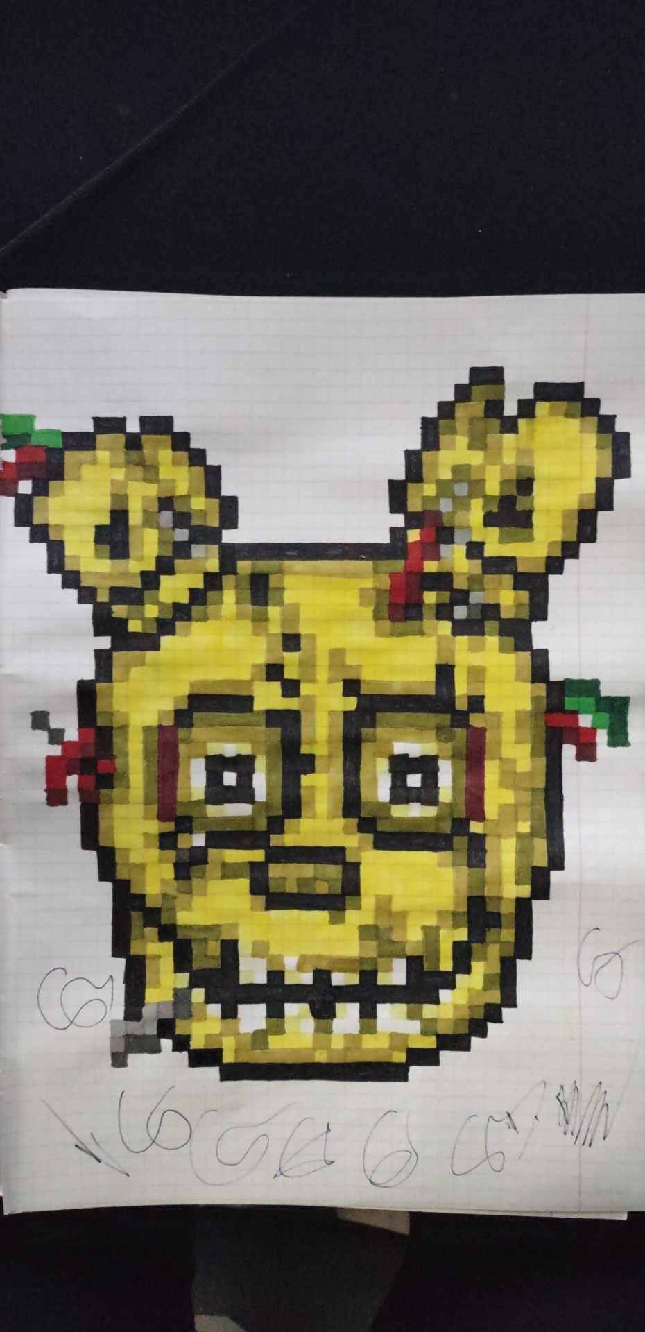 Pixelated Springtrap Springtrap Pixel Art by GaVronskyy on DeviantArt