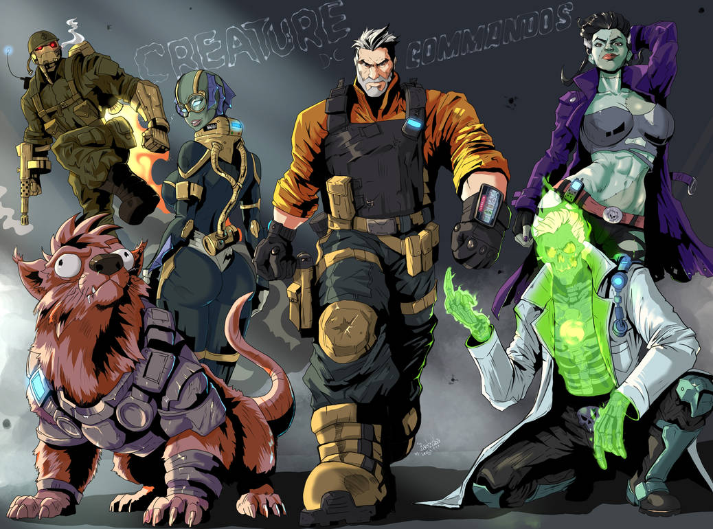 Csf Commandos Deviantart Creature Commandos by Badzaba on DeviantArt