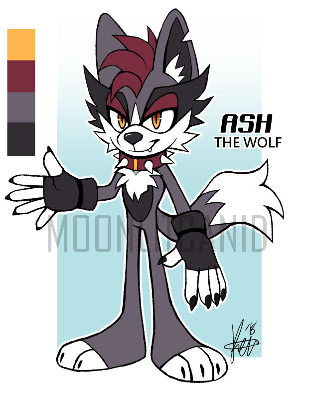 Ash Wolves ash the wolf (ref) by MoonlitCanid on DeviantArt