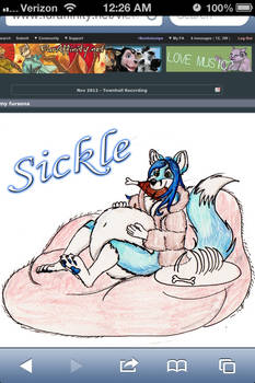 Sickle (my fursona)