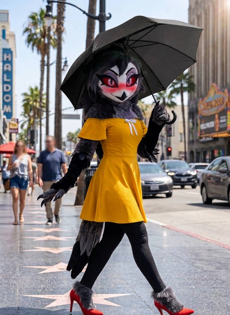 Scarlet Octavia octavia spotted in LA by whoknows55555 on DeviantArt