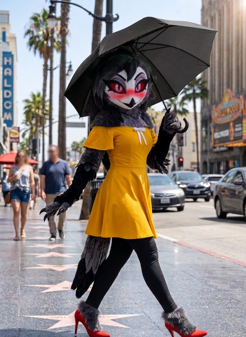 Scarlet Octavia octavia spotted in LA by whoknows55555 on DeviantArt
