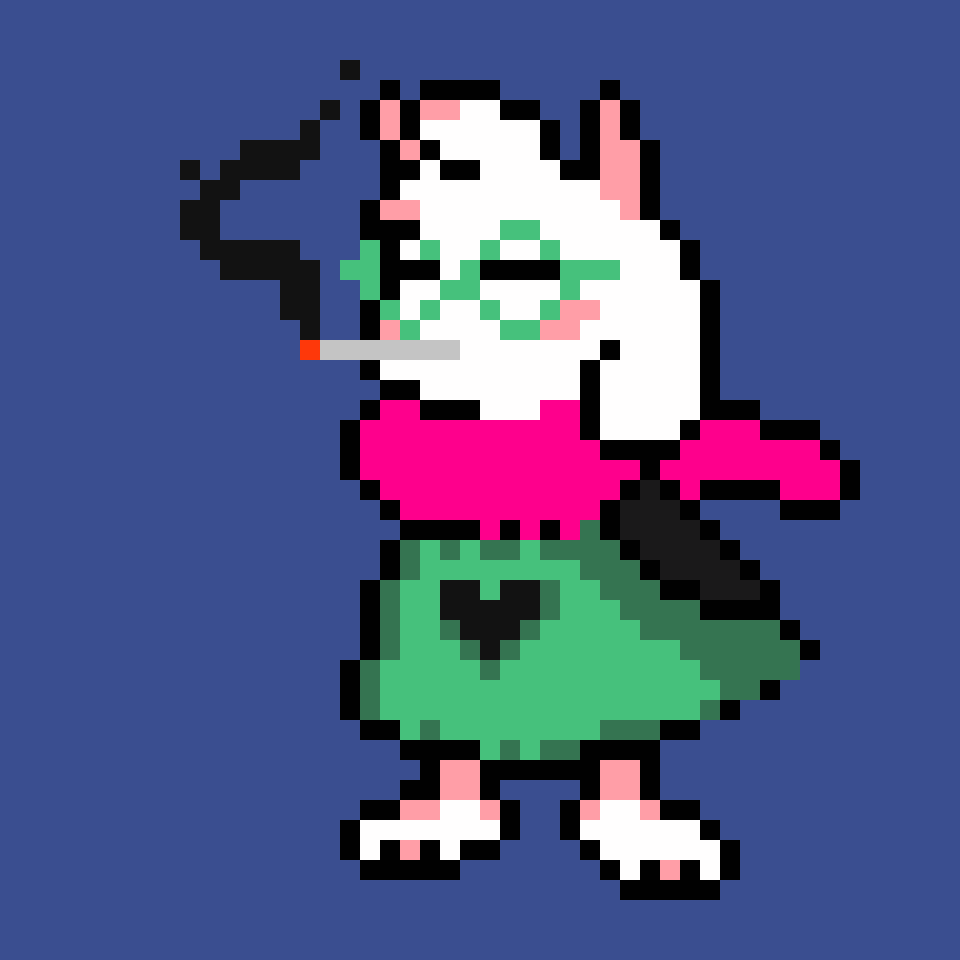 Ralsei Smoking Animated by P1xStark on DeviantArt Ralsei Smoking Animated by P1xStark on DeviantArt