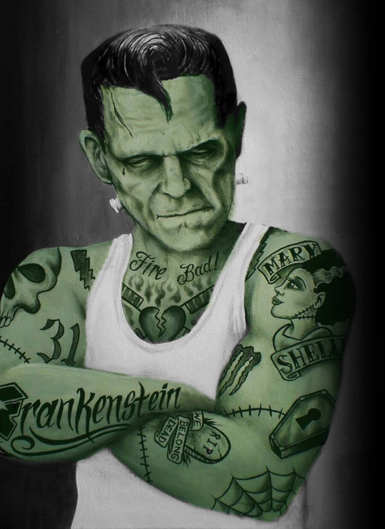 Frankenstein Rocker Rockabilly Frankenstein by pave65 on DeviantArt