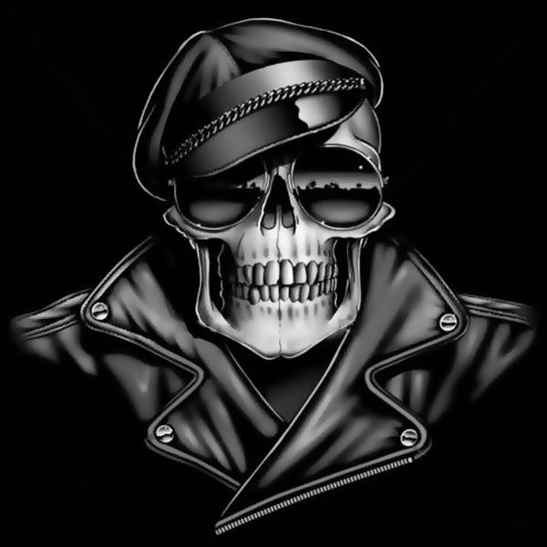 Skull Biker by pave65 on DeviantArt