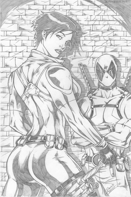 Domino and Deadpool