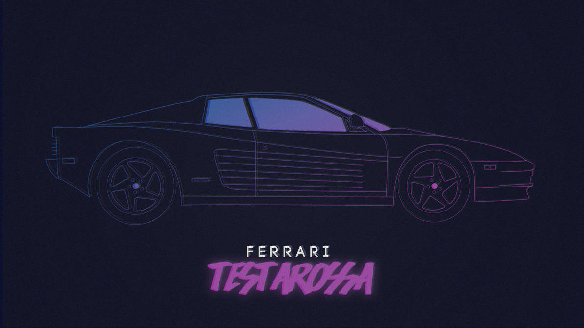 Testarossa Deviantart Testarossa Line Art by NtzGraphics on DeviantArt