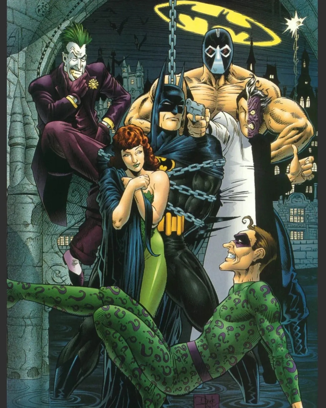 Batman Fighting His Rouges Batman and his Rogues by DariT85 on DeviantArt