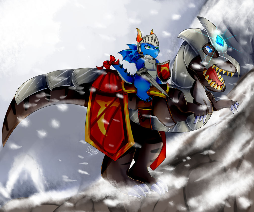 Rex Elf Rider RIDER T-REX by FanDragonBrigitha on DeviantArt