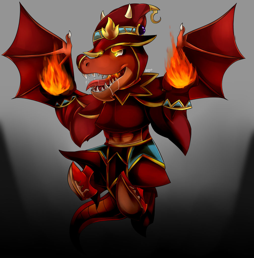 (Redraw 2018) Fire Mage Dragon