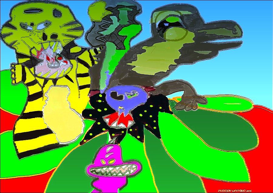 Monsters (Explode Into Space) by ChineseBombs on DeviantArt