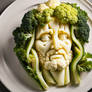 Jesus carved in veg: Does it say something to you?